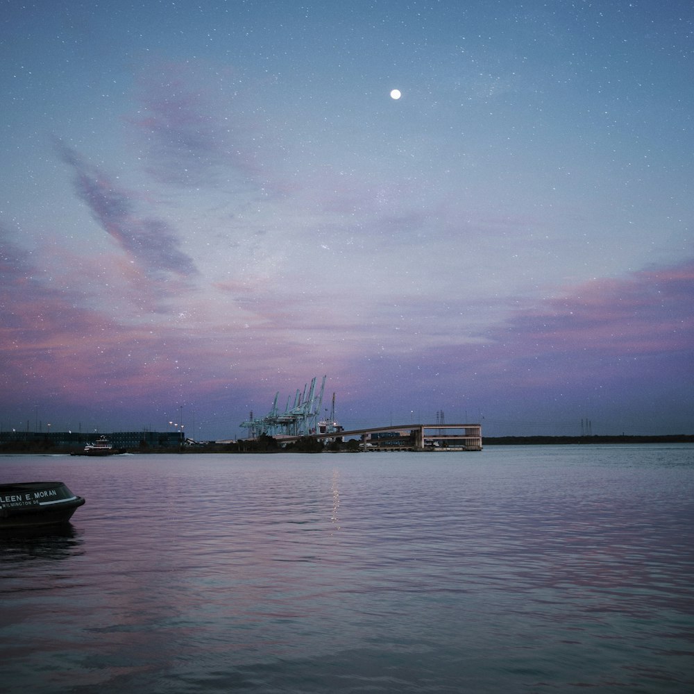 dock and ocean water