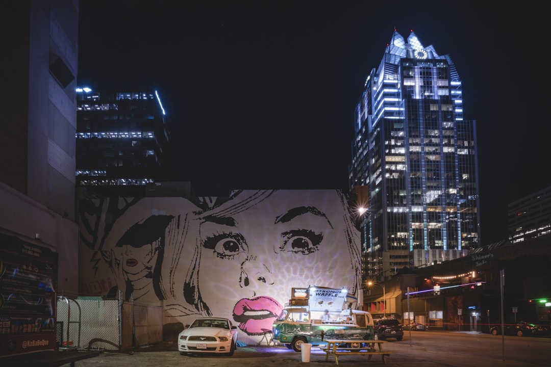 building with woman artwork, Urban Mural