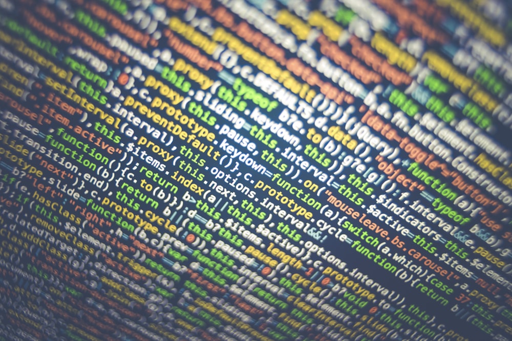 Photographie à bascule et à décalage des codes HTML