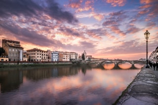 architectural photography of concrete bridge