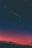 shooting star in night sky