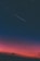 shooting star in night sky