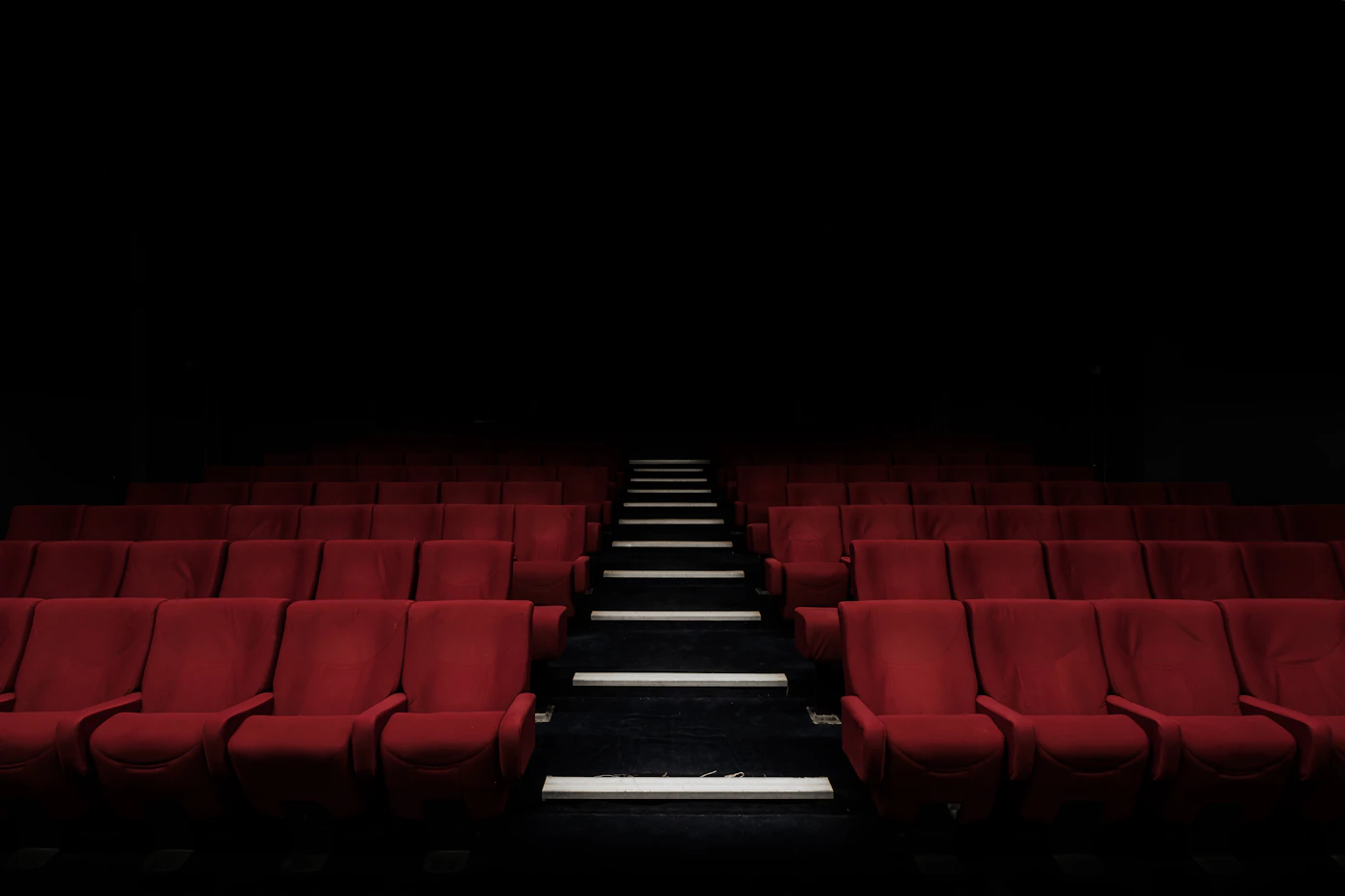 Cinema seats in a Phuket movie theatre