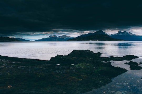 landscape photography of mountain and body of water in Tierra del Fuego Argentina