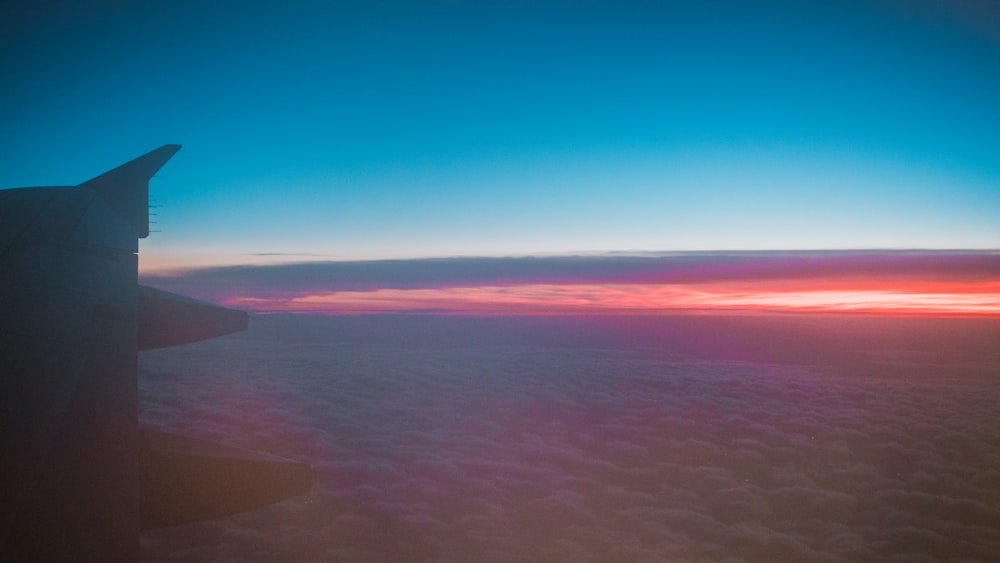 body of water during sunset