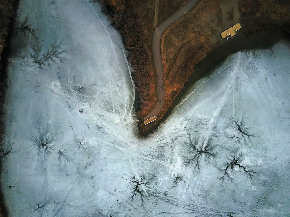Photographie de vue aérienne de la terre