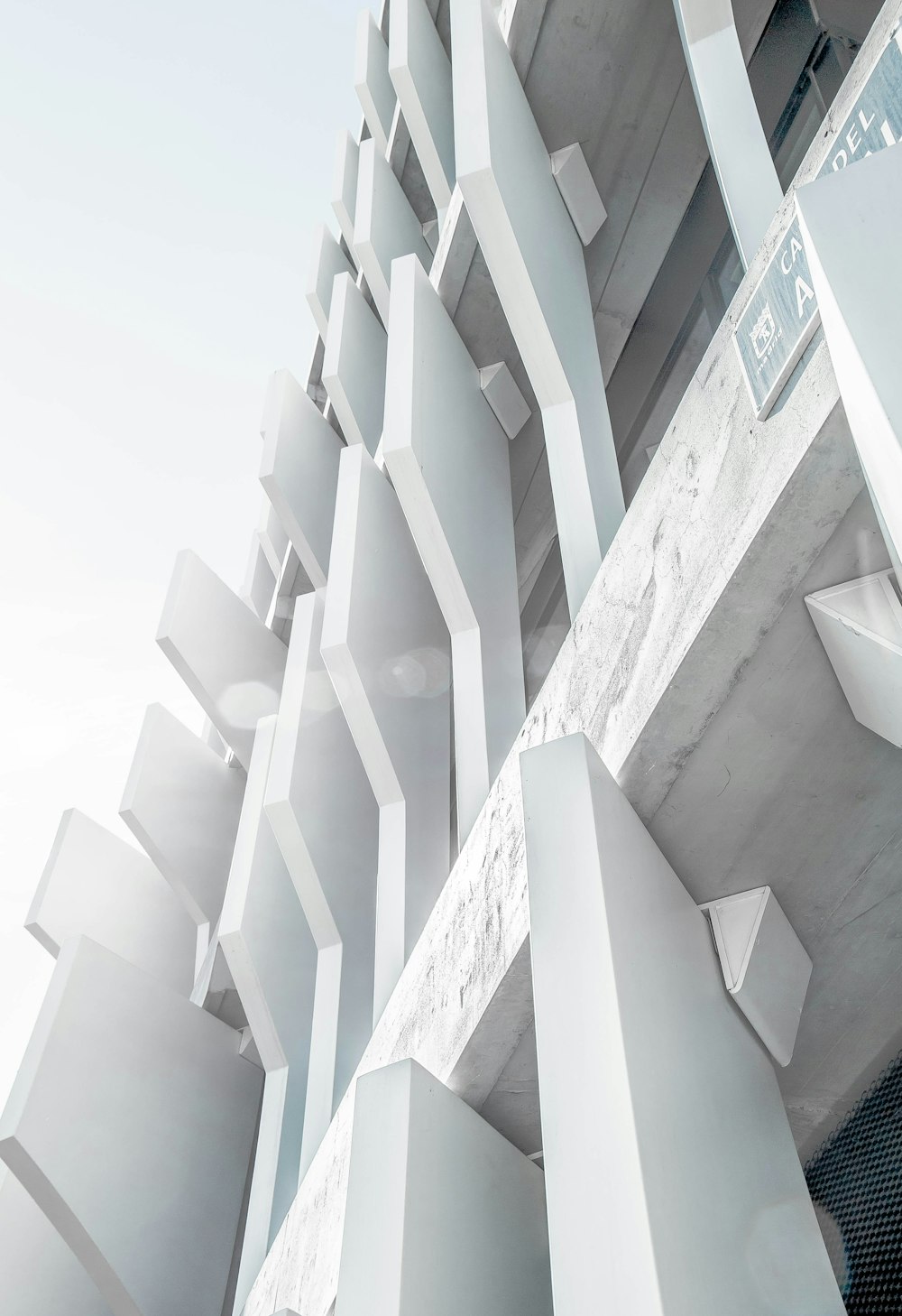 Vue de l’œil du ver photographie du bâtiment