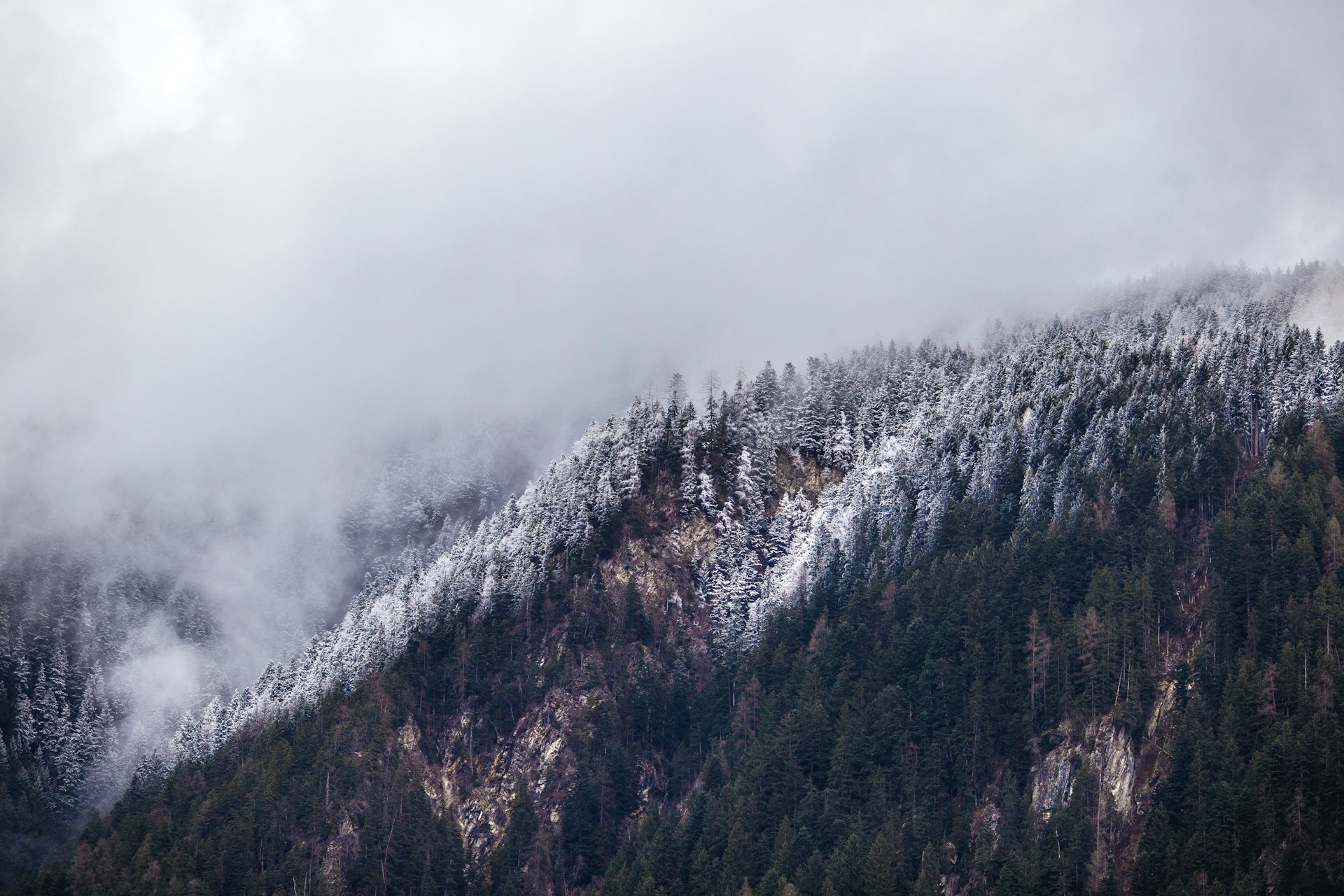 landscape photography of mountain