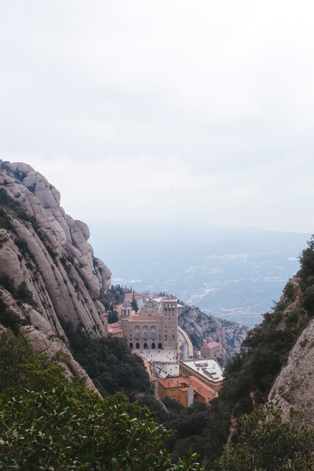 a view of a city from a high point of view