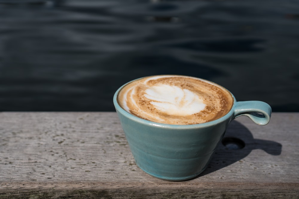 coffee latte in mug