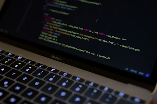 Code and playlist file on a computer screen
