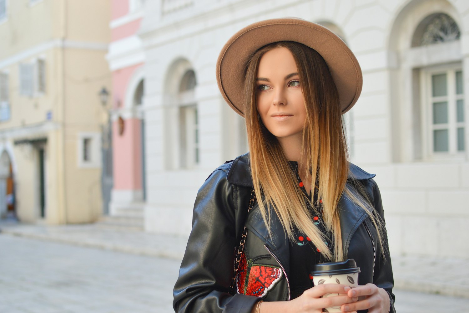 Ombre straight hair