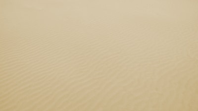bird's eye view of desert