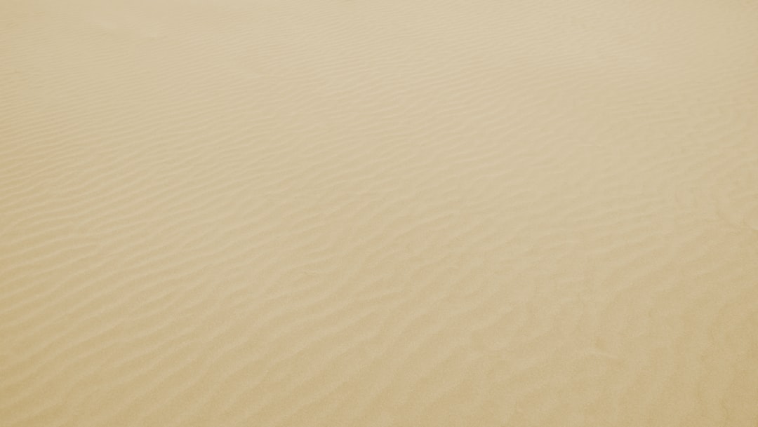 bird's eye view of desert