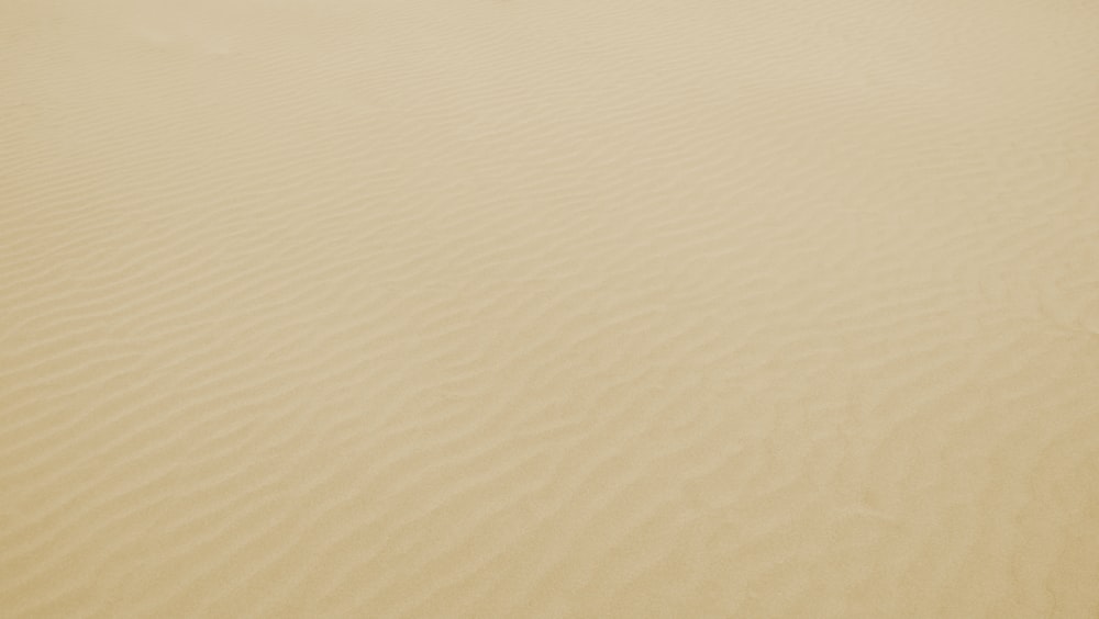bird's eye view of desert