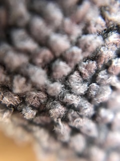 A close-up of the texture of a thermal insulation material.