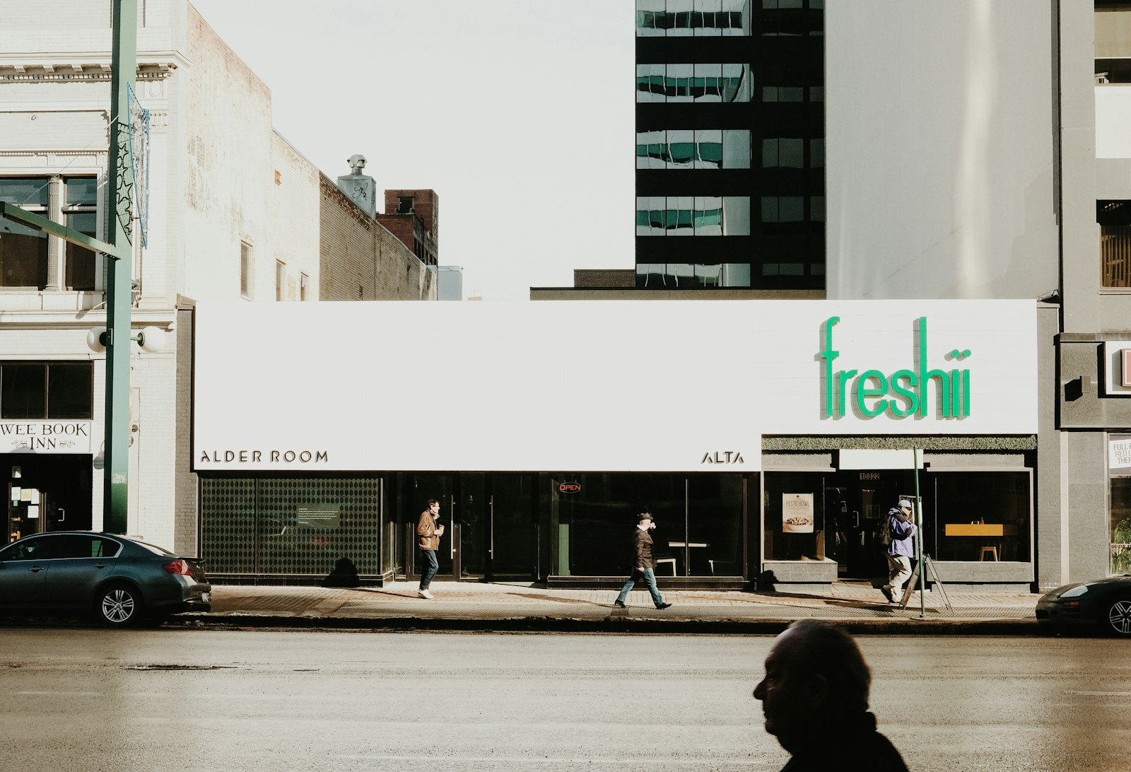 Fujifilm X-T10 + Fujifilm XF 35mm F2 R WR sample photo. Freshii store facade photography