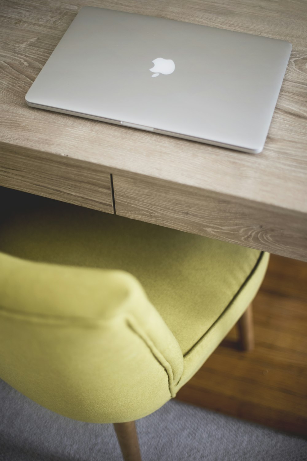 MacBook on table