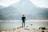 man standing on front of lake at daytime