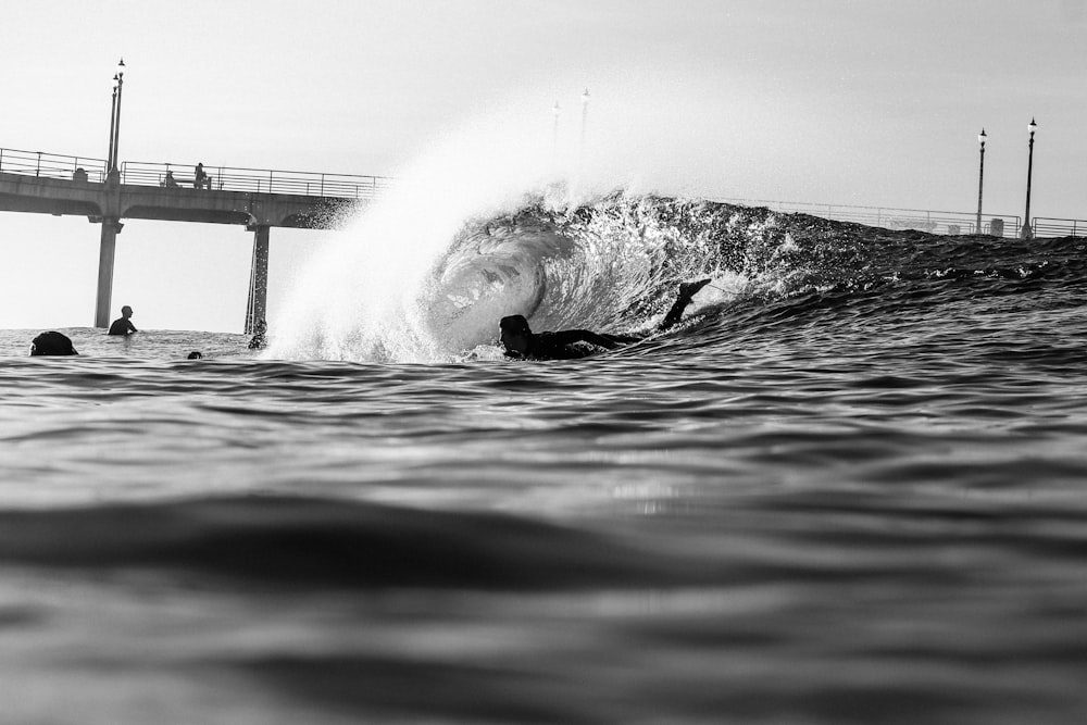 person surfing photography