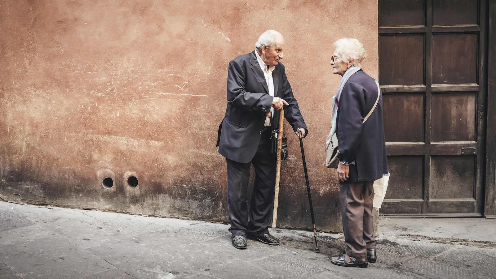 Older adults exercising