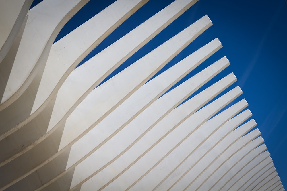 white wooden building under blue sky