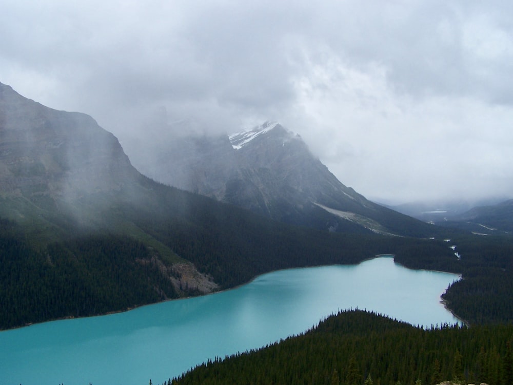 landscape photography of mountain