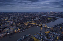 aerial photography of city buildings