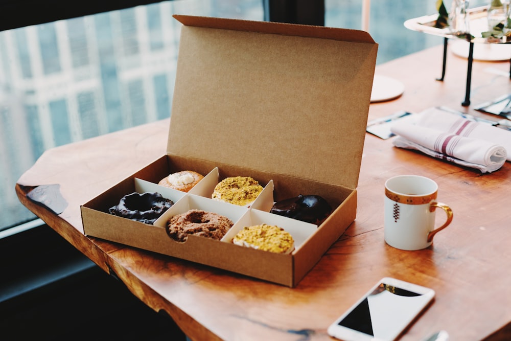 box of Cream donuts