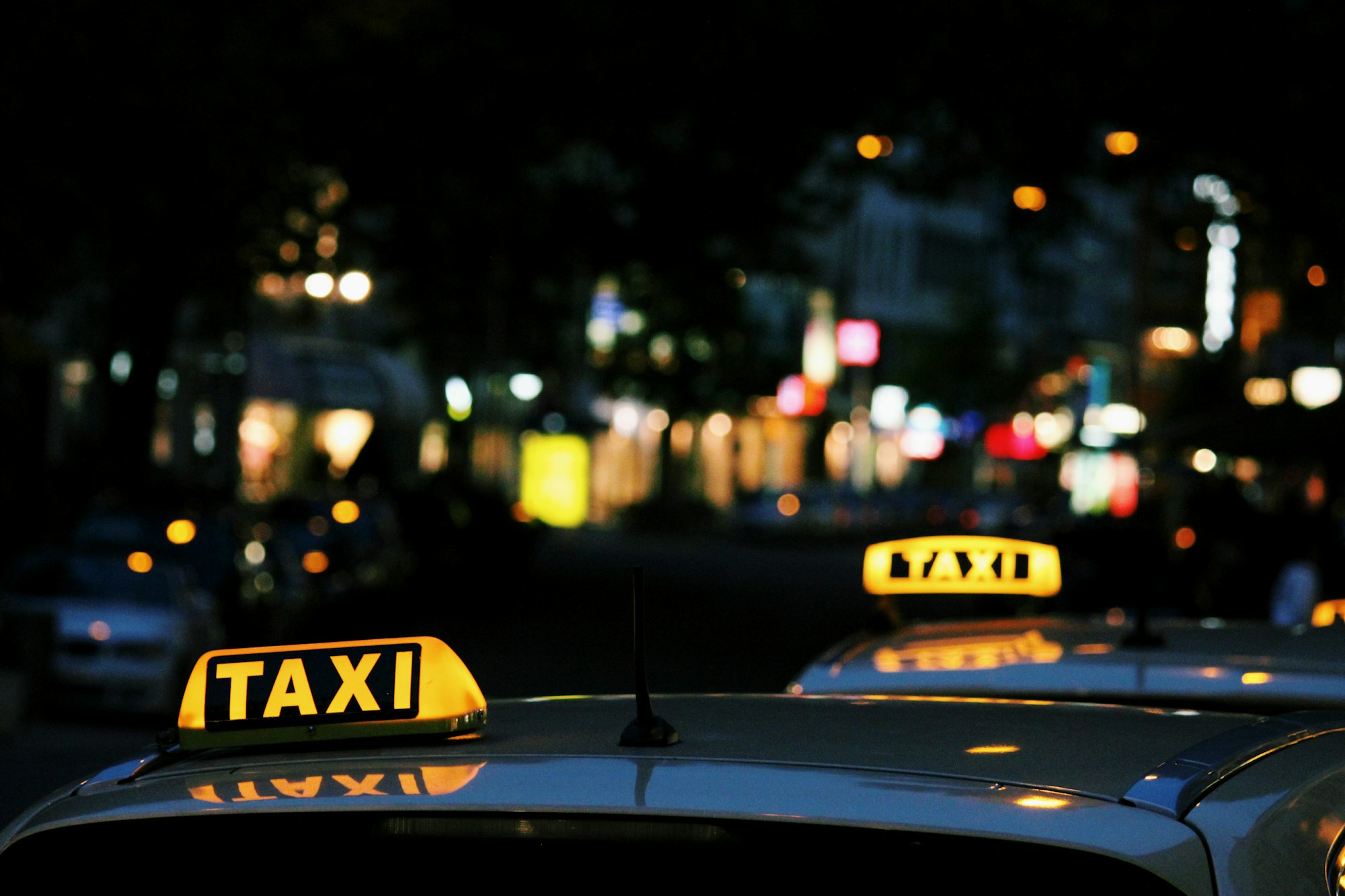 Cab at your fingertips: safe transit via taxi from an app