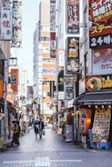 assorted signages on buildings
