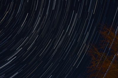 time-lapse photography of stars movement google meet background