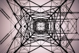 black electrical tower