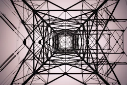 black electrical tower