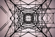 black electrical tower