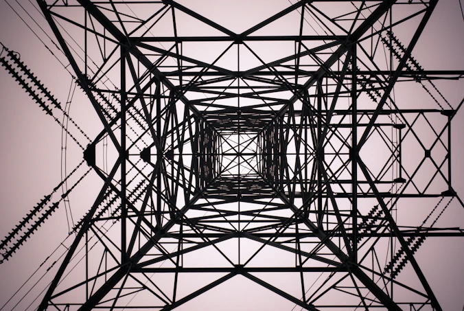 black electrical tower