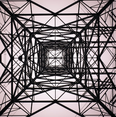 black electrical tower