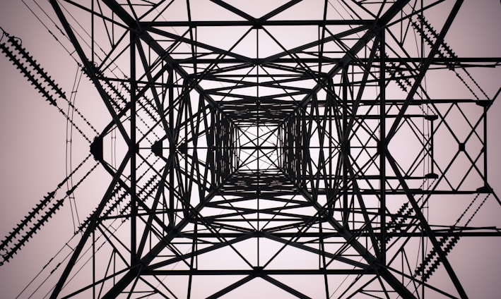 black electrical tower