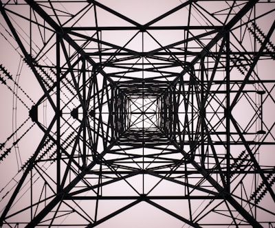 black electrical tower