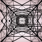 black electrical tower