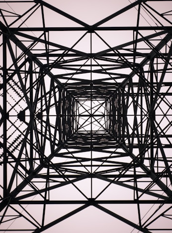 black electrical tower