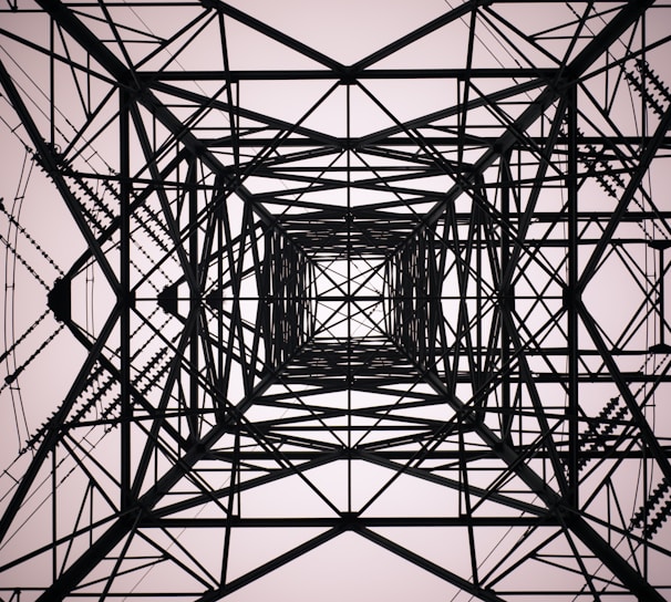 black electrical tower