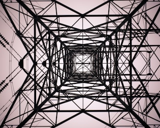 black electrical tower