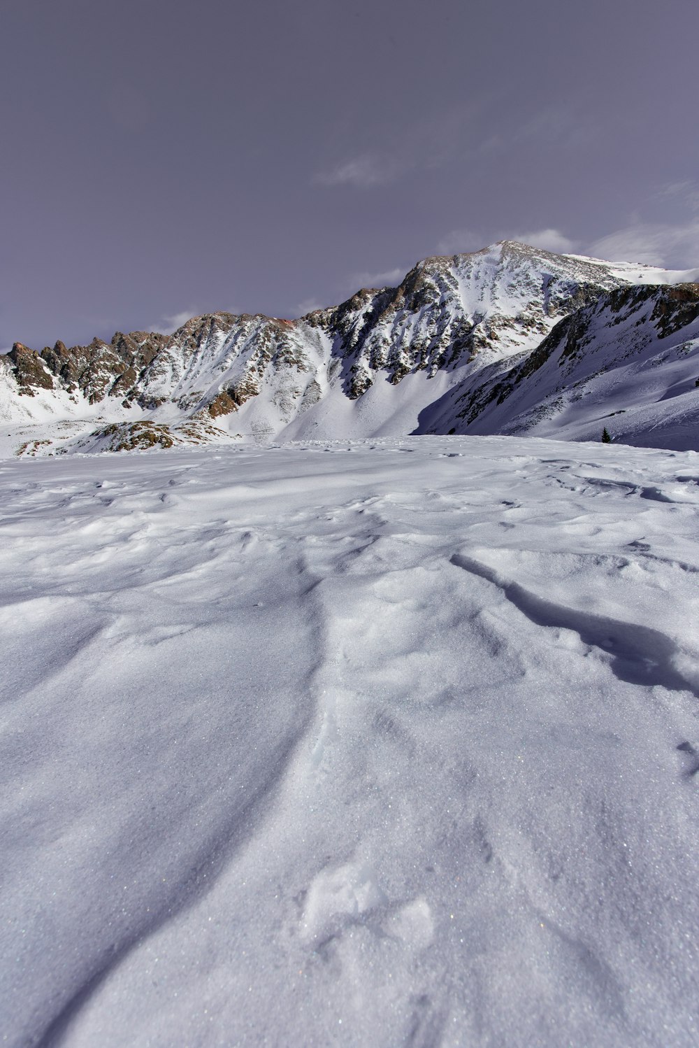 Fotografía de paisaje de nieve