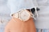 analog watch pointing at 9:45