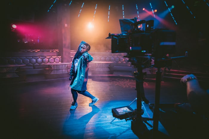 music video in production, an example of music marketing
