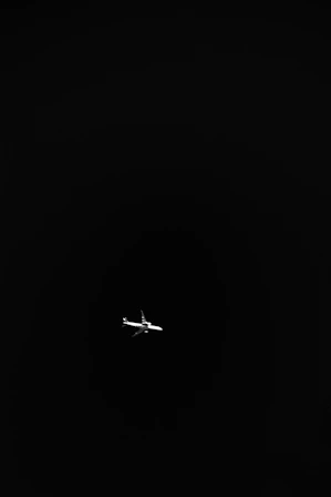 white airplane