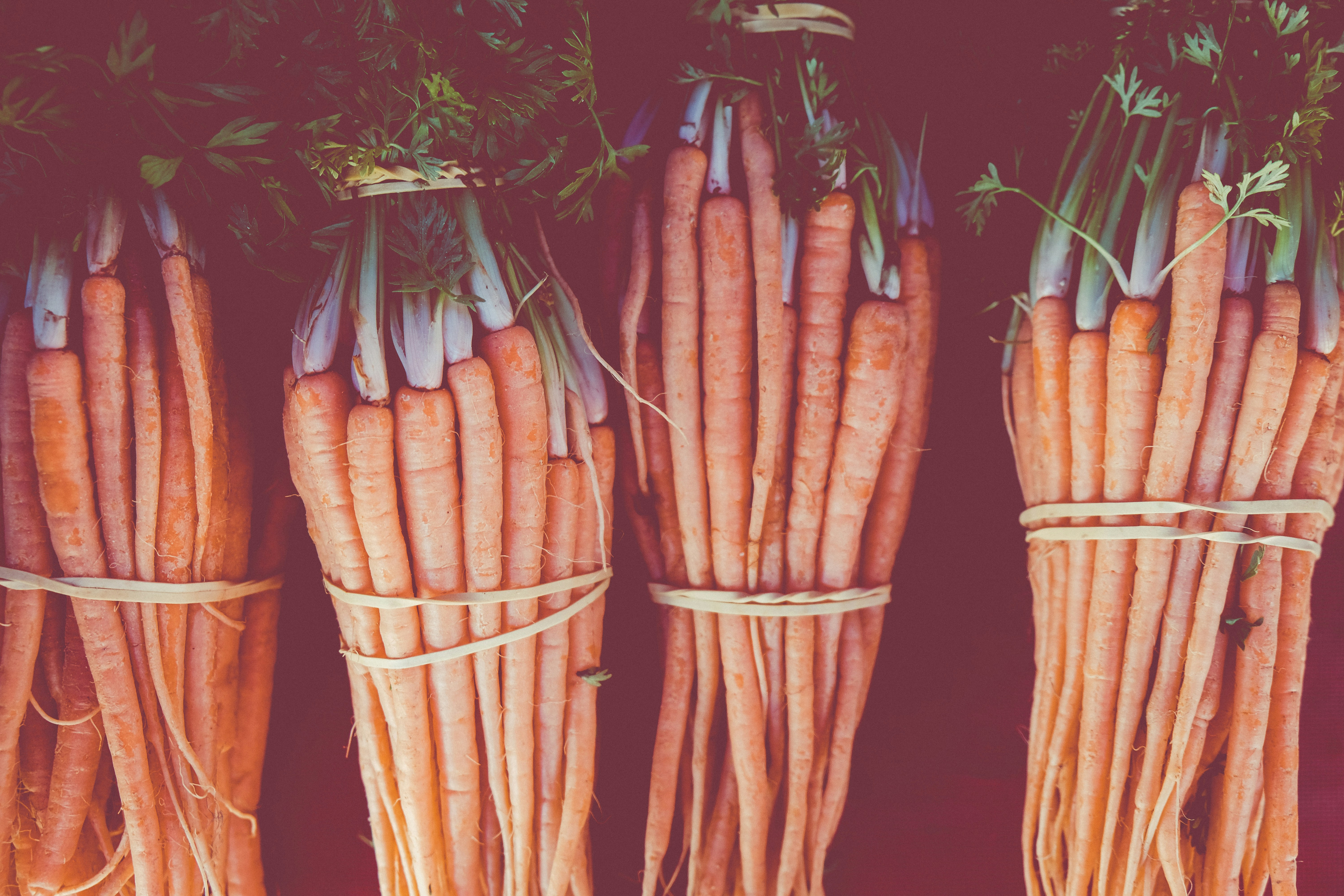 carrot lot with ropes