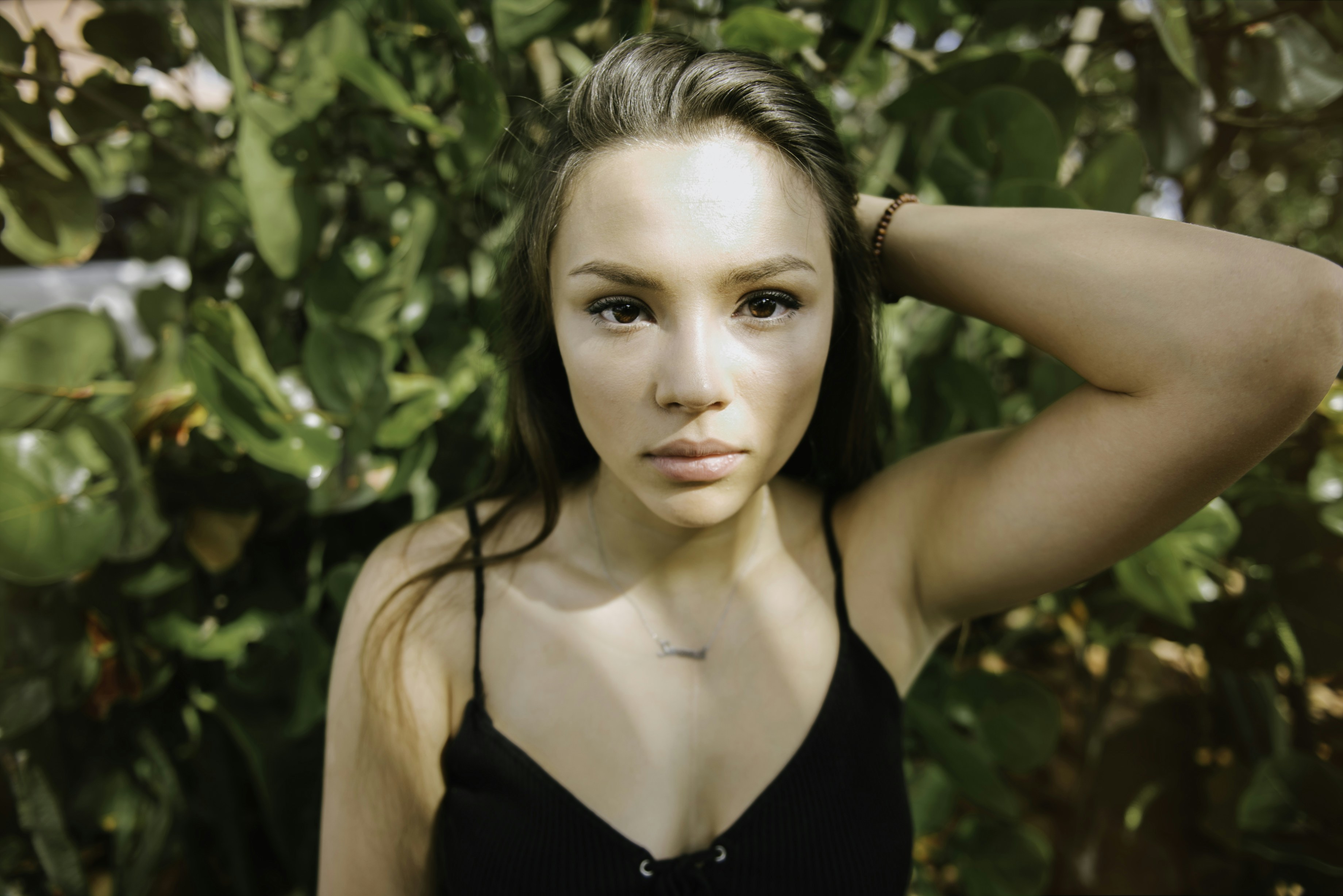 Young woman posing