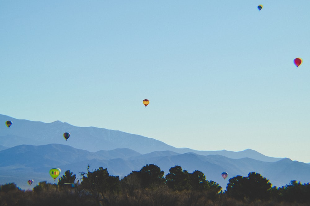 photo de montgolfières